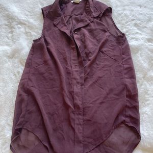H&M flowey chiffon top